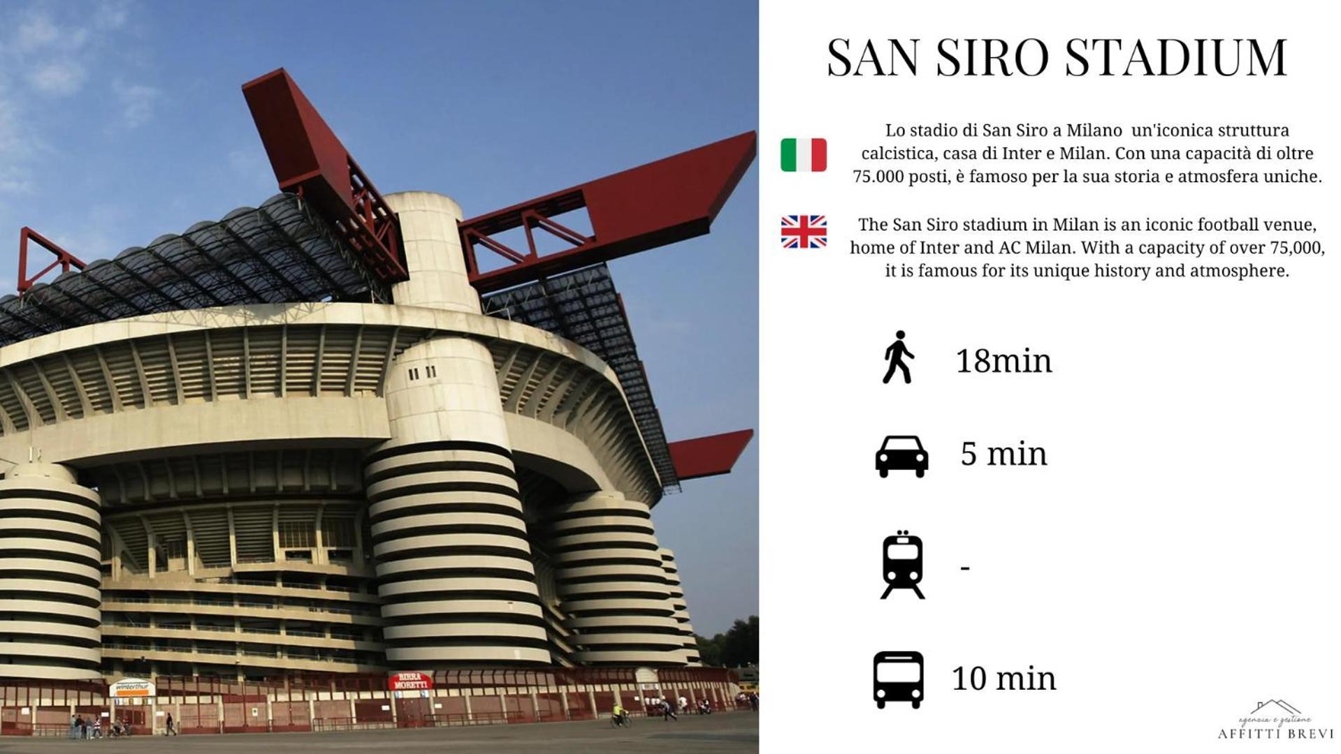 Sunny San Siro Stadio Apartment Mailand Exterior foto